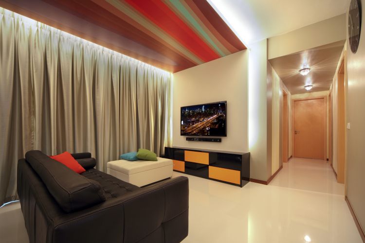 Contemporary, Modern Design - Living Room - Condominium - Design by De Exclusive ID Group Pte Ltd