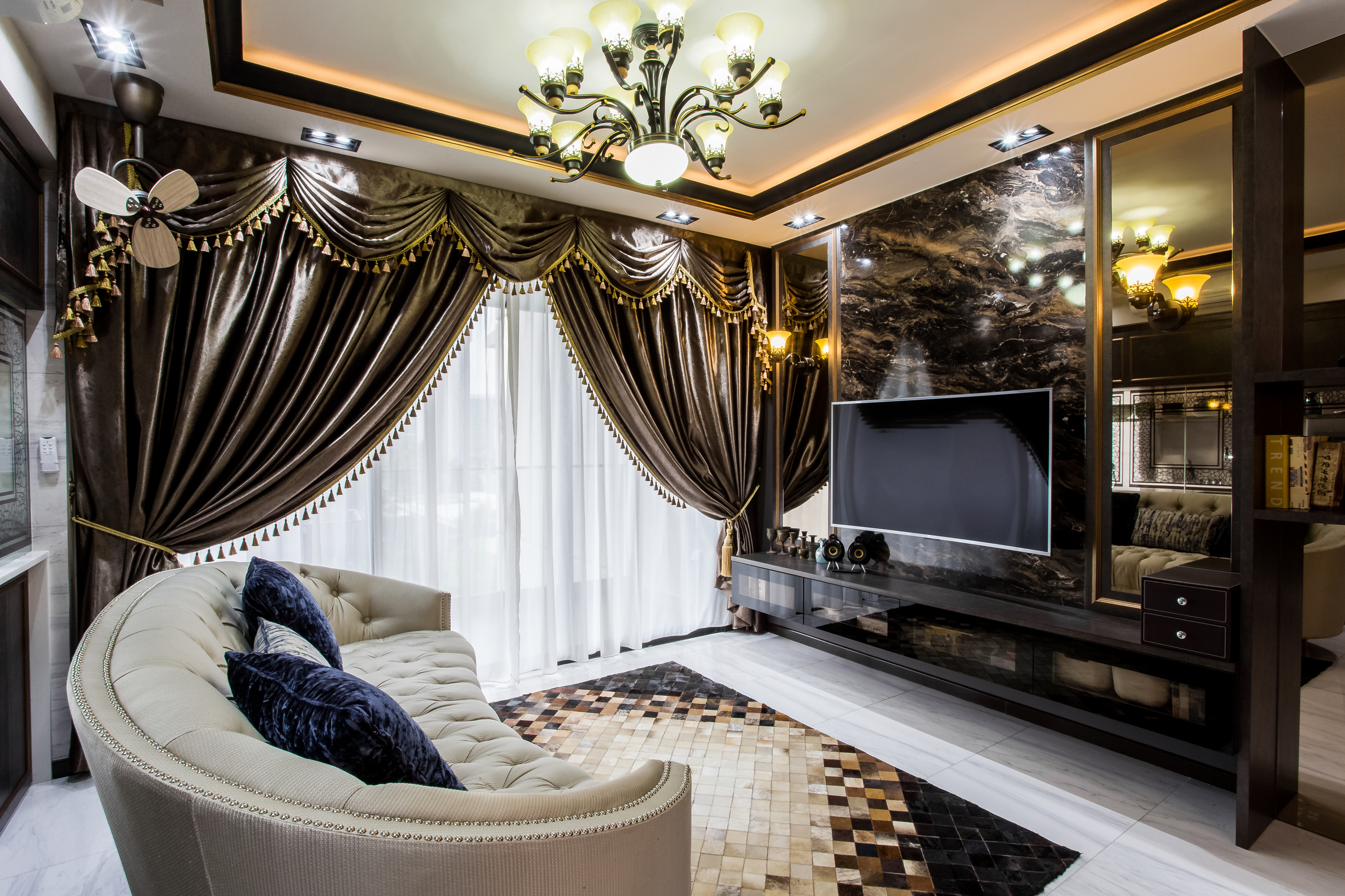 Classical Design - Living Room - Condominium - Design by De Exclusive ID Group Pte Ltd