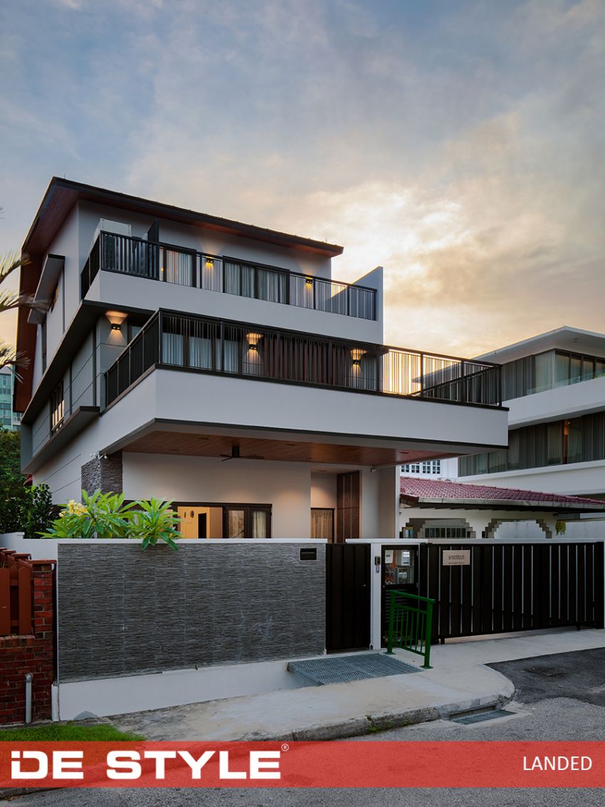 Contemporary Design - Living Room - Landed House - Design by De Style Interior Pte Ltd