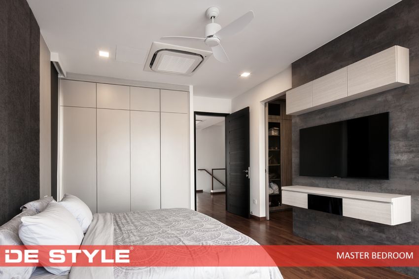 Contemporary Design - Bedroom - Landed House - Design by De Style Interior Pte Ltd