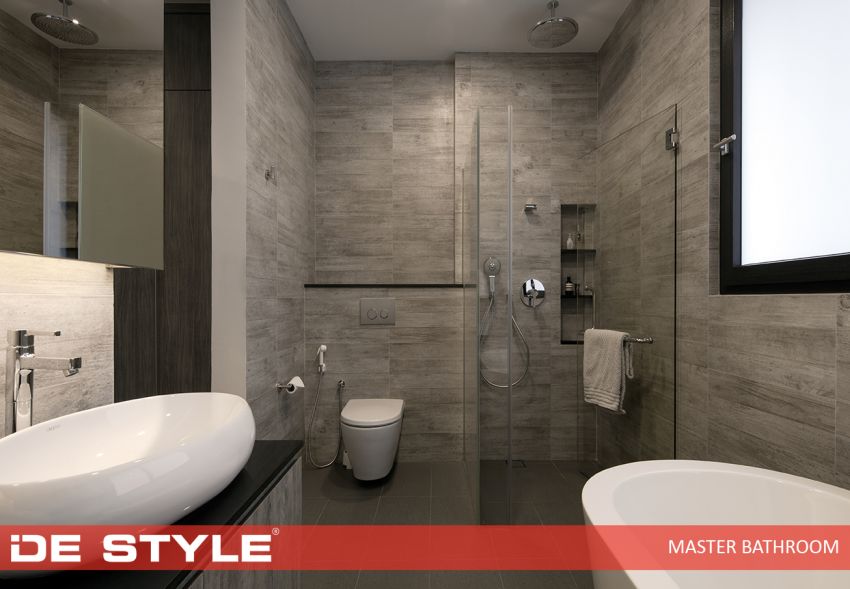 Contemporary Design - Bathroom - Landed House - Design by De Style Interior Pte Ltd