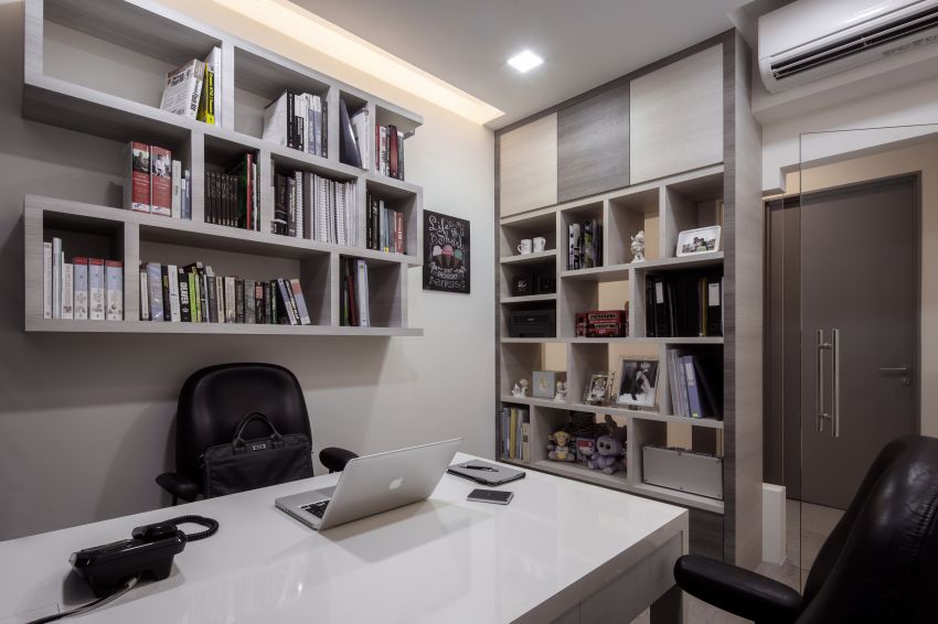 Modern, Scandinavian Design - Study Room - Condominium - Design by De Style Interior Pte Ltd