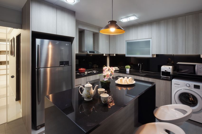 Minimalist, Modern Design - Kitchen - HDB 5 Room - Design by De Style Interior Pte Ltd