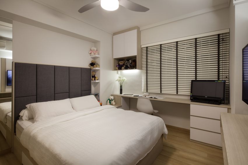 Minimalist, Modern Design - Bedroom - HDB 5 Room - Design by De Style Interior Pte Ltd