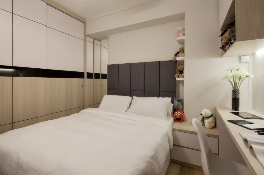 Minimalist, Modern Design - Bedroom - HDB 5 Room - Design by De Style Interior Pte Ltd