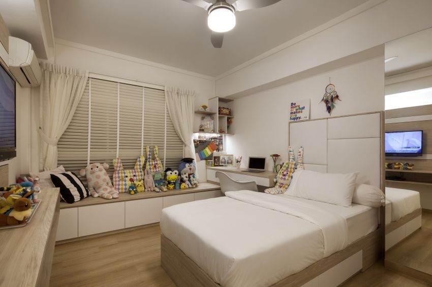 Minimalist, Modern Design - Bedroom - HDB 5 Room - Design by De Style Interior Pte Ltd