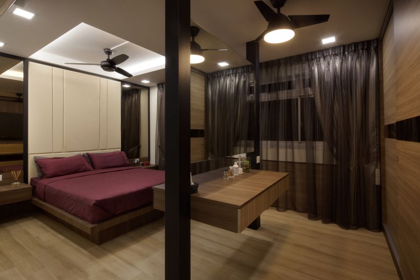Minimalist, Modern Design - Bedroom - HDB 5 Room - Design by De Style Interior Pte Ltd