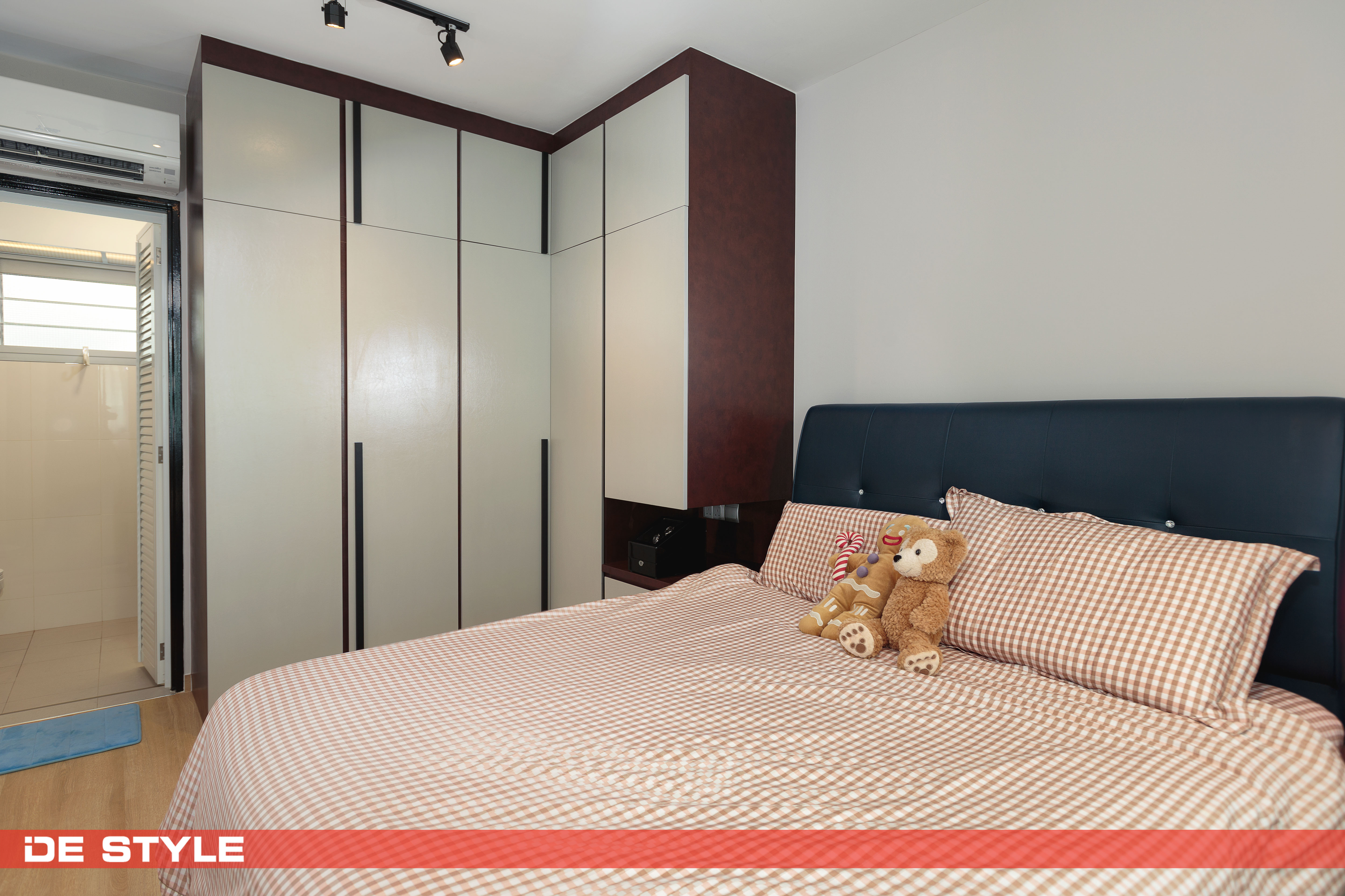 Contemporary, Industrial, Vintage Design - Bedroom - HDB 4 Room - Design by De Style Interior Pte Ltd