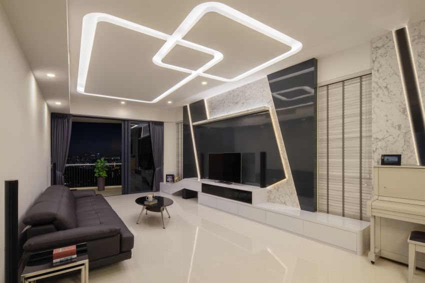 Modern Design - Living Room - Condominium - Design by De Style Interior Pte Ltd