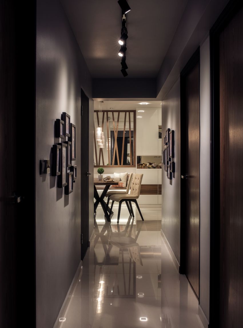 Contemporary Design - Dining Room - HDB 4 Room - Design by De Style Interior Pte Ltd