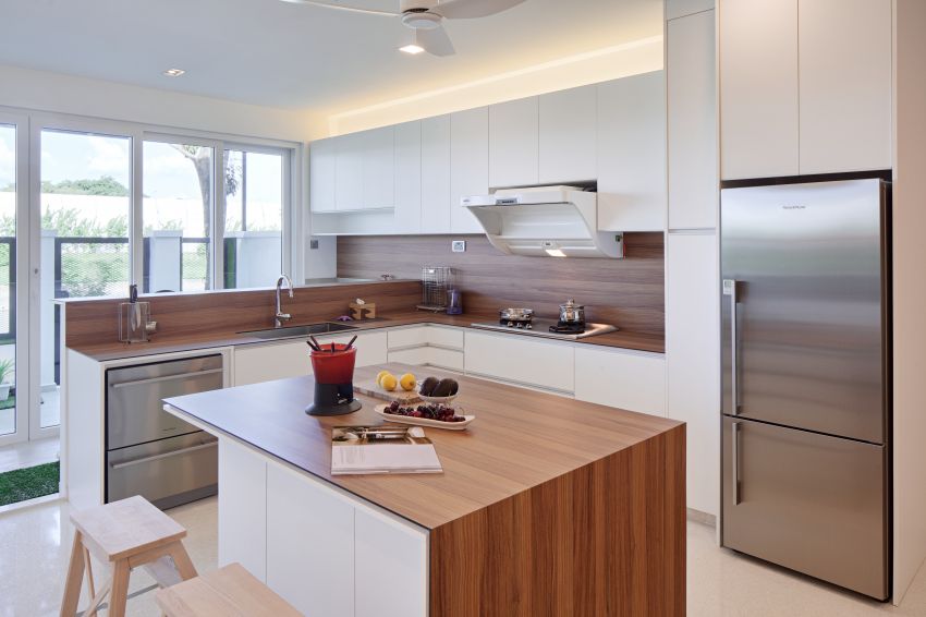 Scandinavian Design - Kitchen - Landed House - Design by De Style Interior Pte Ltd