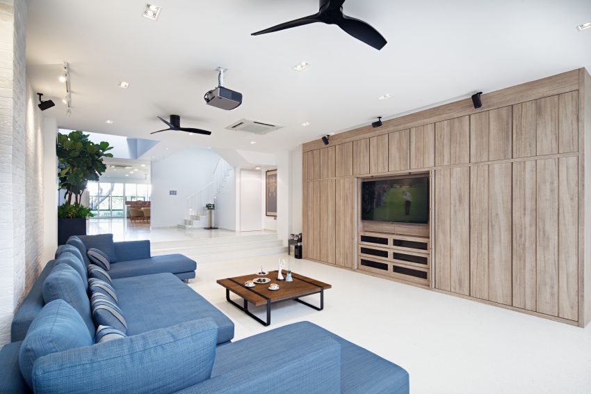 Scandinavian Design - Living Room - Landed House - Design by De Style Interior Pte Ltd