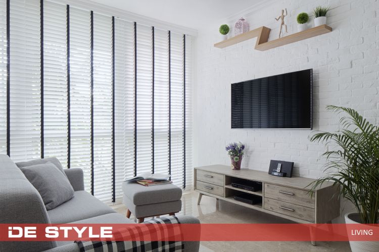 Modern, Scandinavian Design - Living Room - Condominium - Design by De Style Interior Pte Ltd