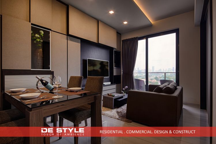 Contemporary, Modern Design - Living Room - Condominium - Design by De Style Interior Pte Ltd