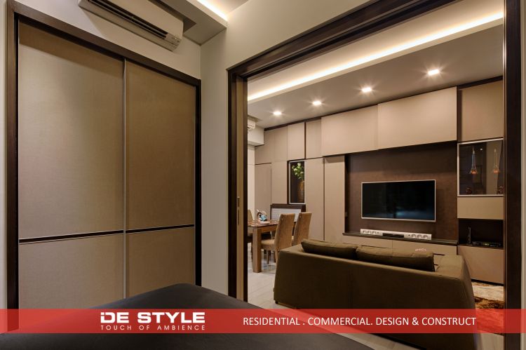 Contemporary, Modern Design - Living Room - Condominium - Design by De Style Interior Pte Ltd