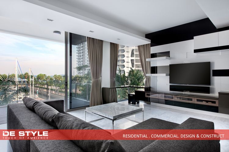 Contemporary, Modern Design - Living Room - Condominium - Design by De Style Interior Pte Ltd