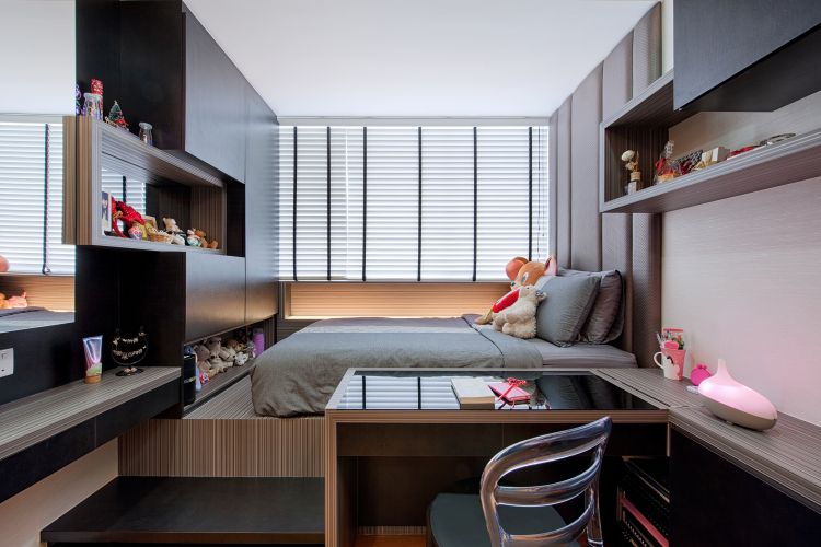 Contemporary, Modern Design - Bedroom - Condominium - Design by De Style Interior Pte Ltd