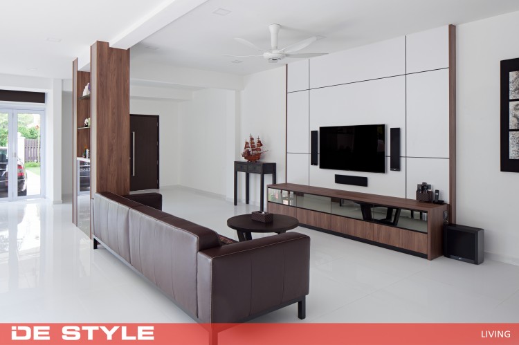 Modern Design - Living Room - Landed House - Design by De Style Interior Pte Ltd