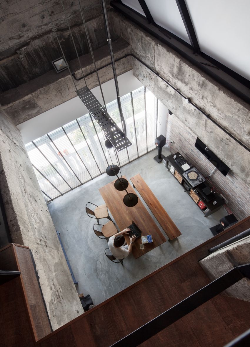 Industrial, Rustic Design - Balcony - HDB 3 Room - Design by De Style Interior Pte Ltd