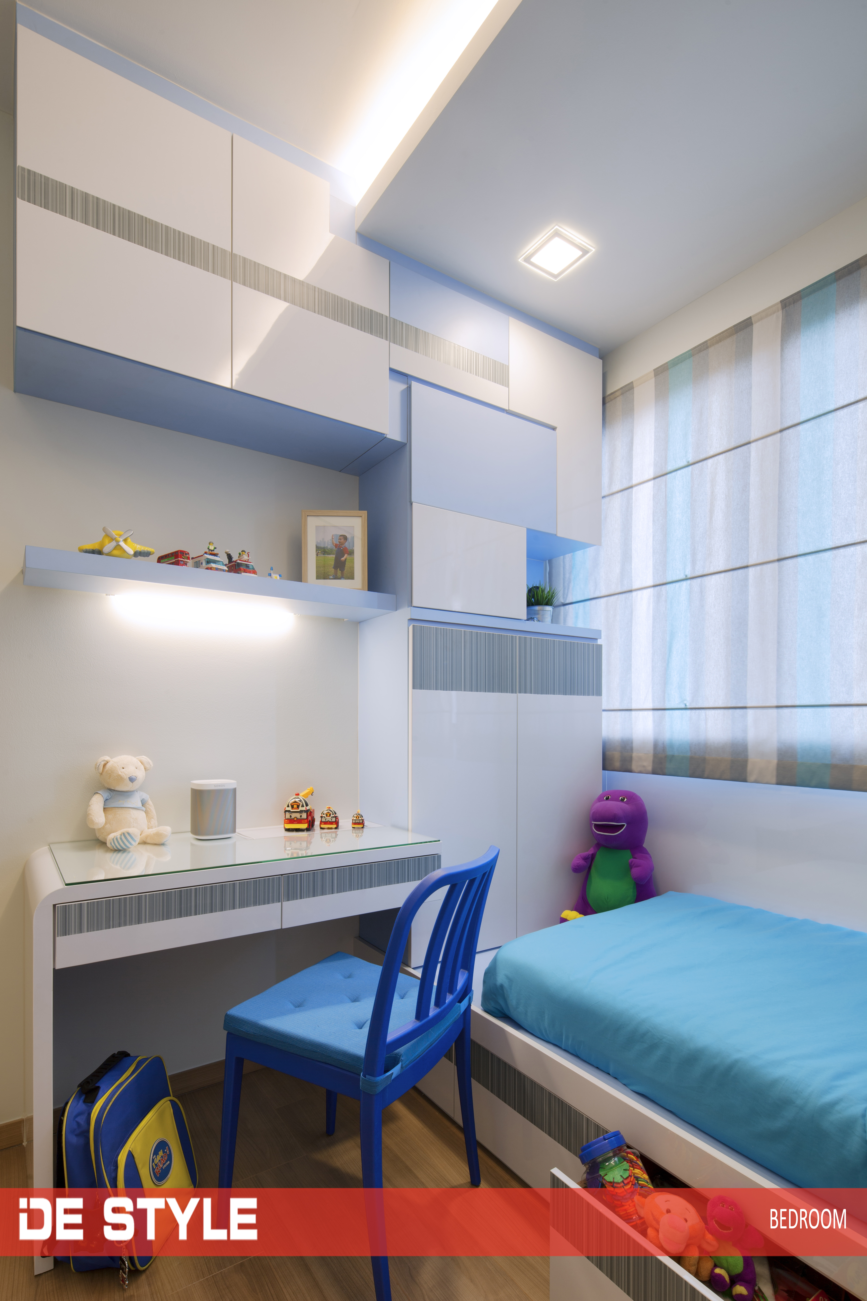 Modern Design - Bedroom - HDB 4 Room - Design by De Style Interior Pte Ltd