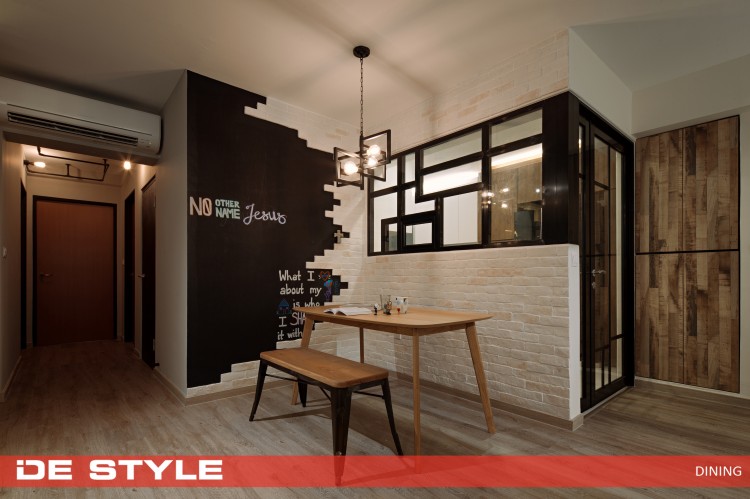 Minimalist Design - Dining Room - HDB 5 Room - Design by De Style Interior Pte Ltd