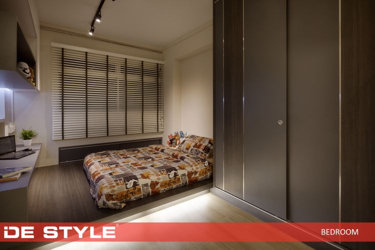 Contemporary, Modern Design - Bedroom - HDB 5 Room - Design by De Style Interior Pte Ltd