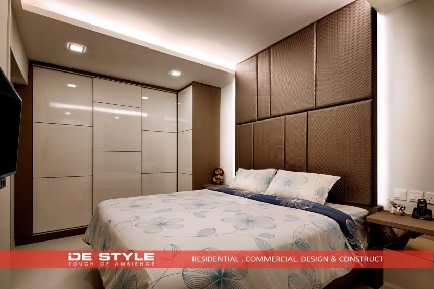 Modern Design - Bedroom - HDB 4 Room - Design by De Style Interior Pte Ltd