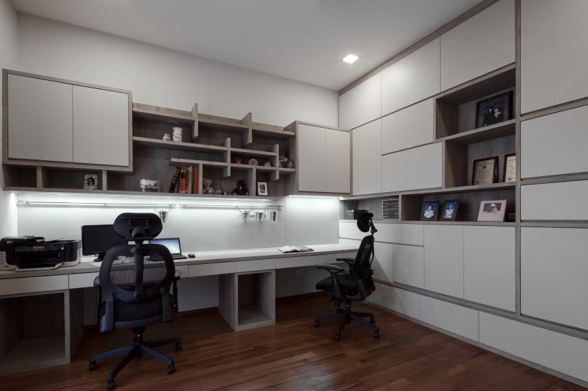 Minimalist Design - Study Room - Landed House - Design by De Style Interior Pte Ltd