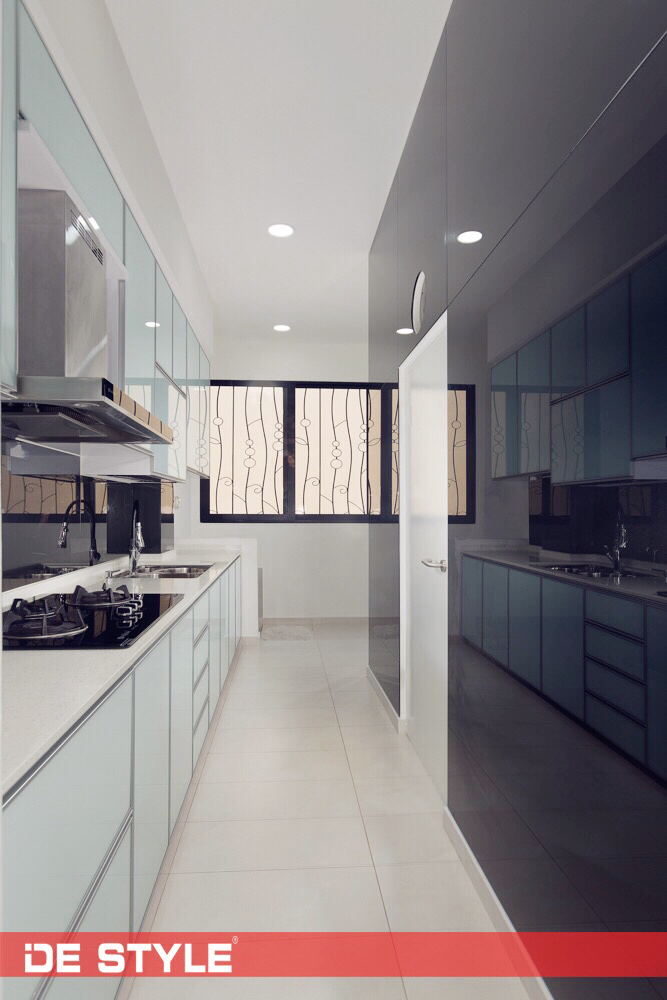 Contemporary, Modern Design - Kitchen - Landed House - Design by De Style Interior Pte Ltd