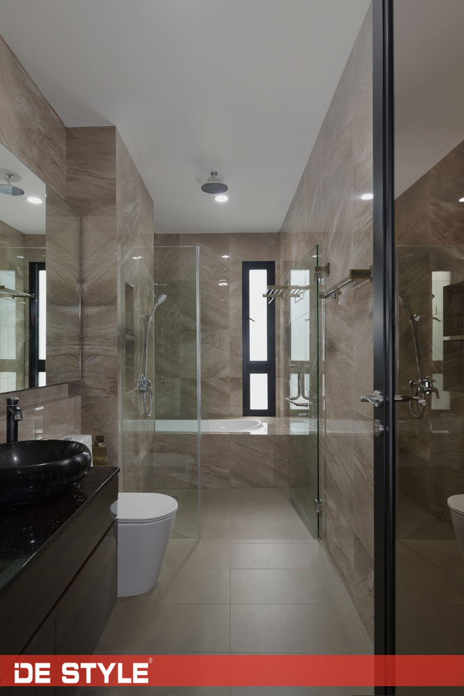 Contemporary, Modern Design - Bathroom - Landed House - Design by De Style Interior Pte Ltd