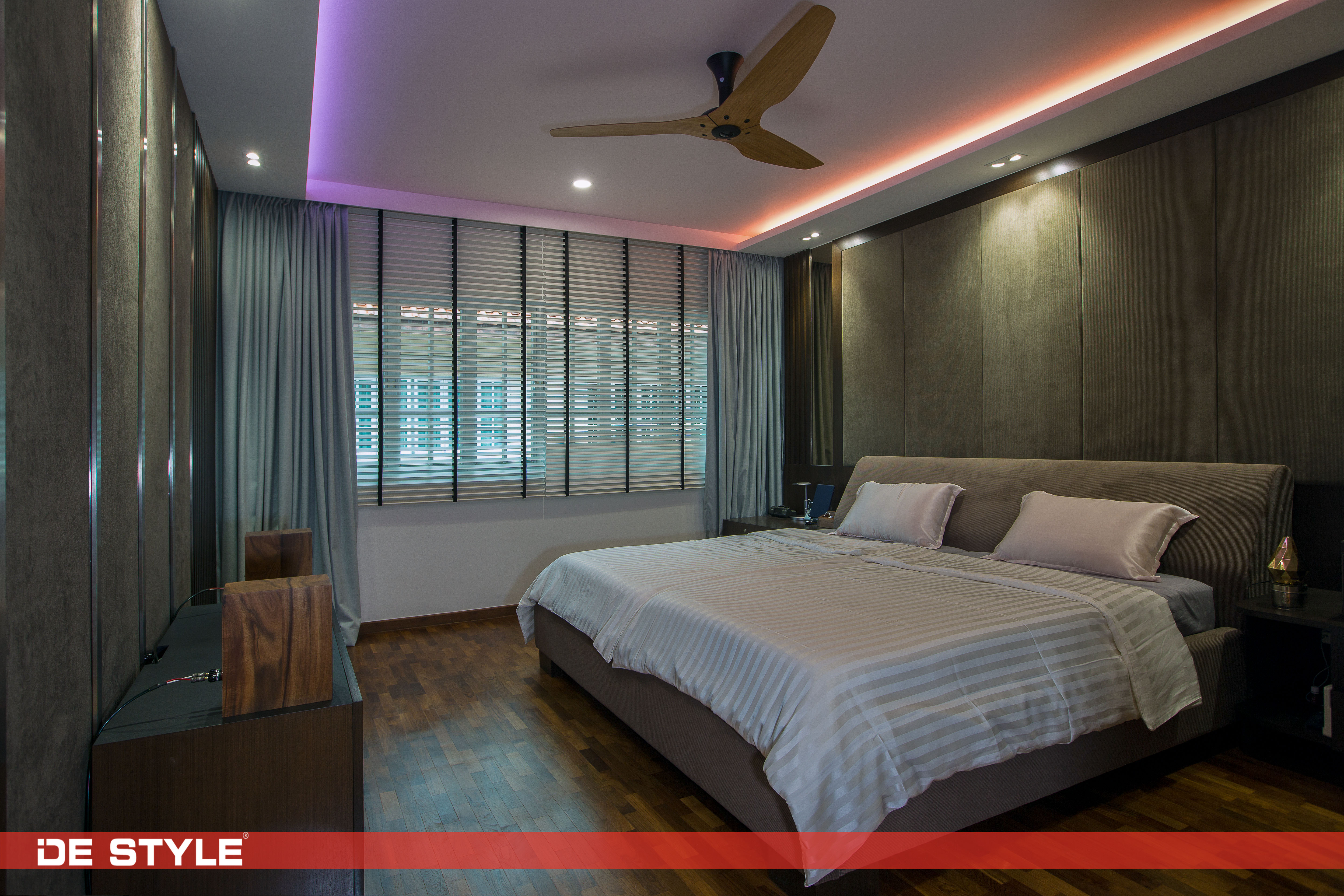 Contemporary, Modern Design - Bedroom - Landed House - Design by De Style Interior Pte Ltd