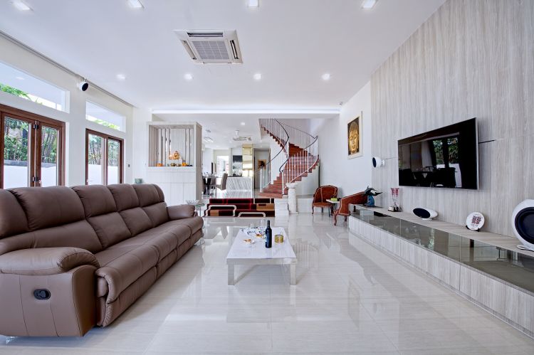 Contemporary, Modern Design - Living Room - Landed House - Design by De Style Interior Pte Ltd