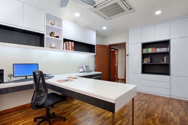 Contemporary, Modern Design - Study Room - Landed House - Design by De Style Interior Pte Ltd