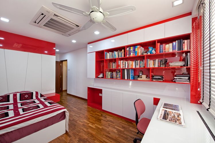 Contemporary, Modern Design - Bedroom - Landed House - Design by De Style Interior Pte Ltd