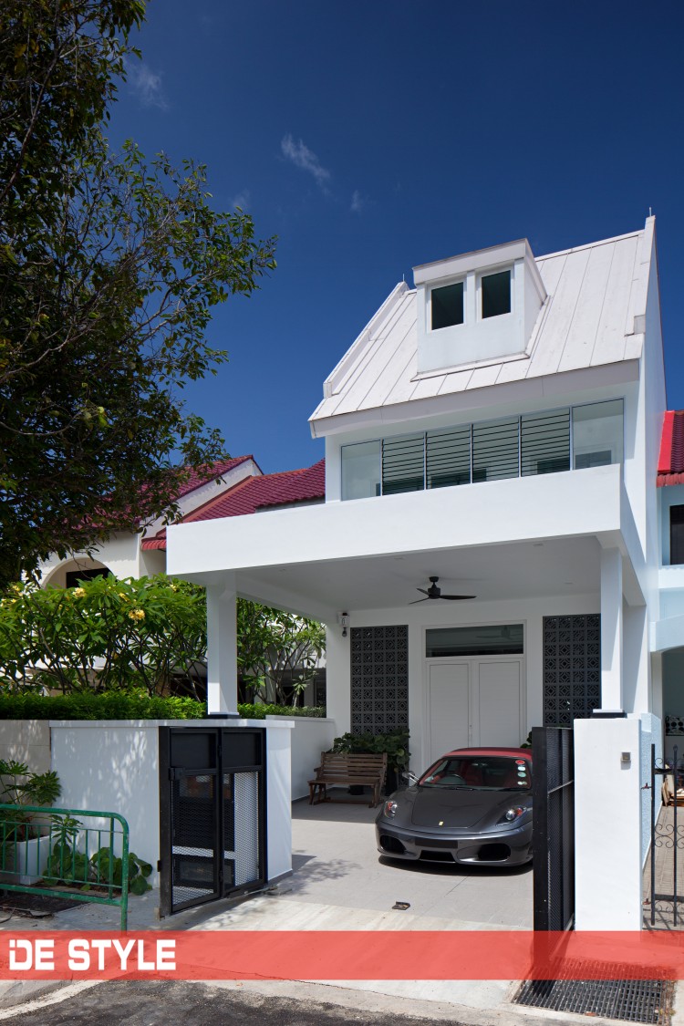 Minimalist Design - Balcony - Landed House - Design by De Style Interior Pte Ltd