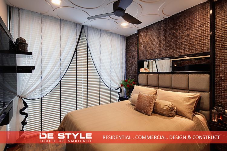 Rustic, Vintage Design - Bedroom - Condominium - Design by De Style Interior Pte Ltd