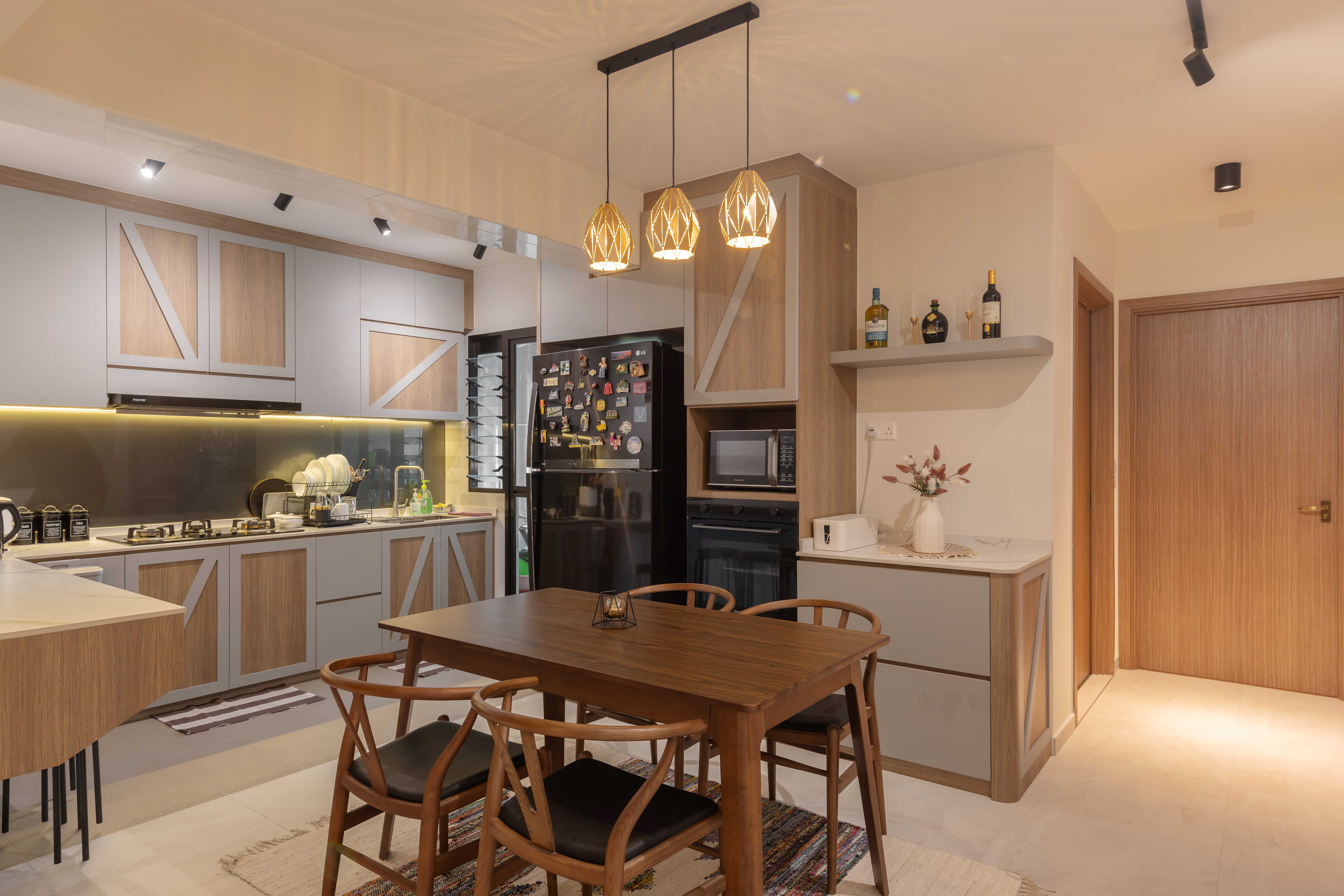 Contemporary, Modern Design - Kitchen - HDB 4 Room - Design by Defour Home Studios Pte Ltd