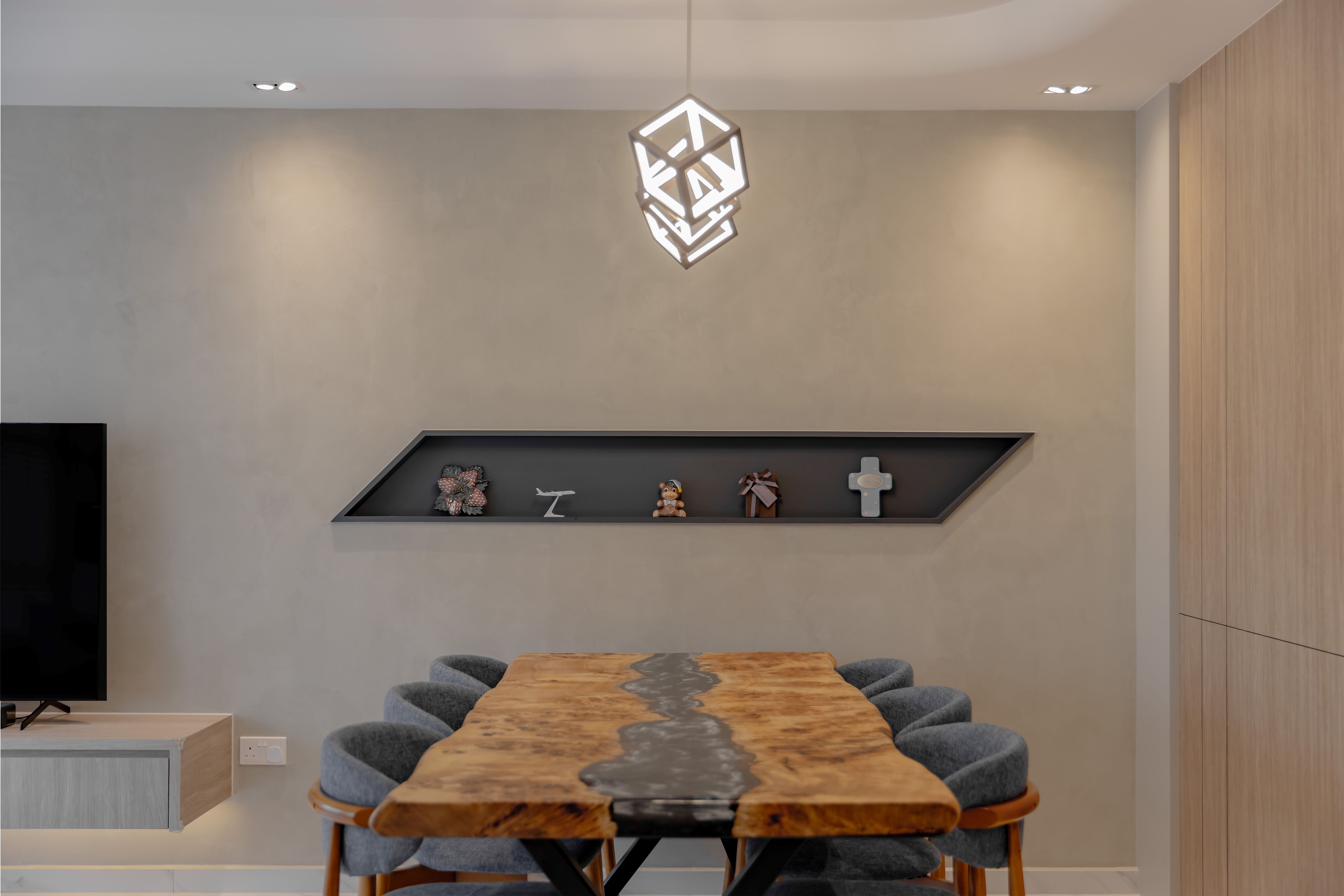 Contemporary, Modern Design - Dining Room - HDB 4 Room - Design by Defour Home Studios Pte Ltd