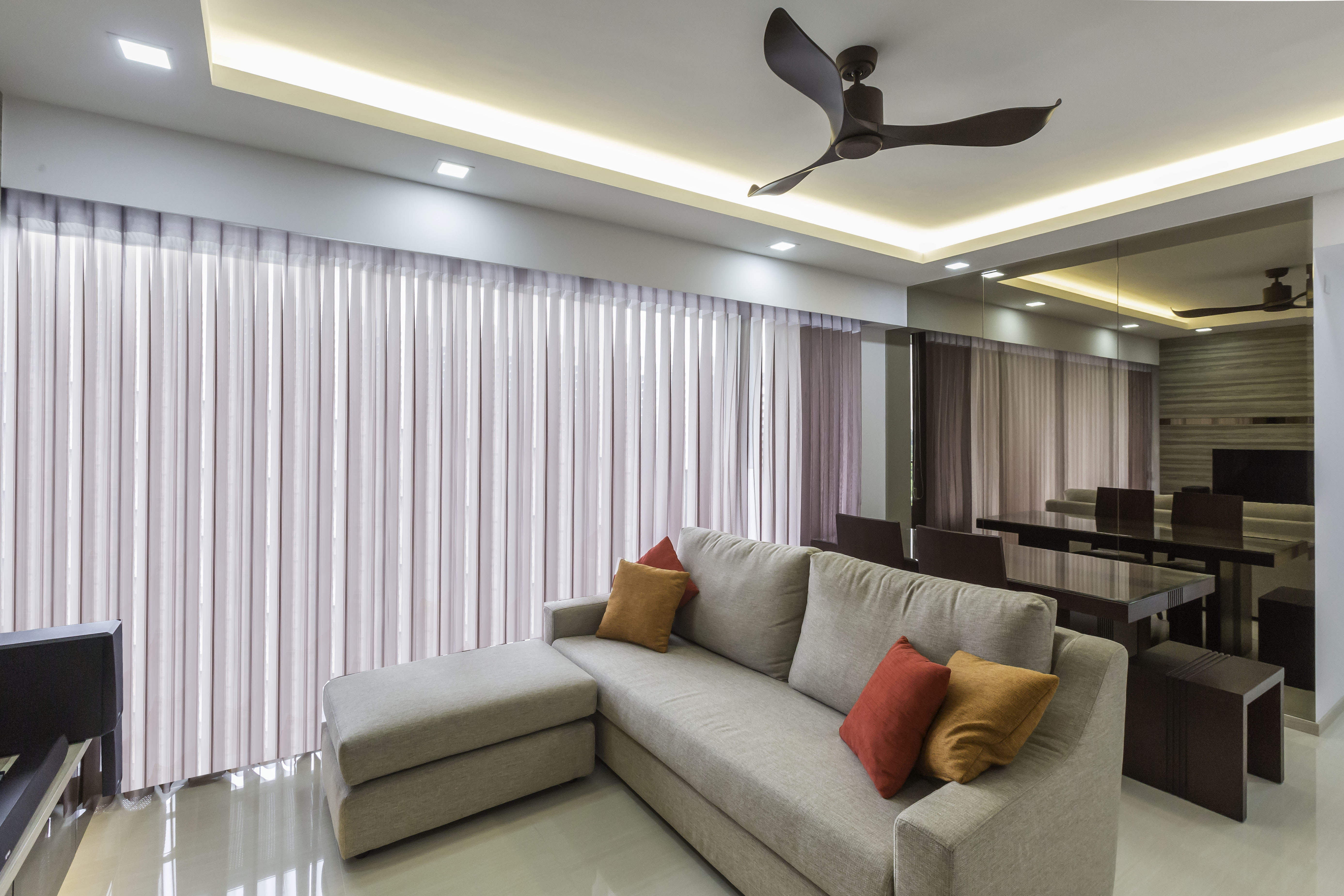 Contemporary, Modern Design - Living Room - Condominium - Design by Design 4 Space Pte Ltd