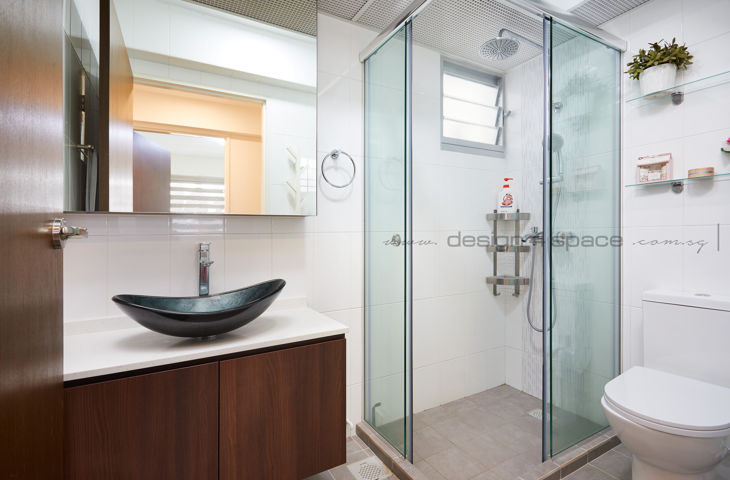 Contemporary Design - Bathroom - HDB 5 Room - Design by Design 4 Space Pte Ltd