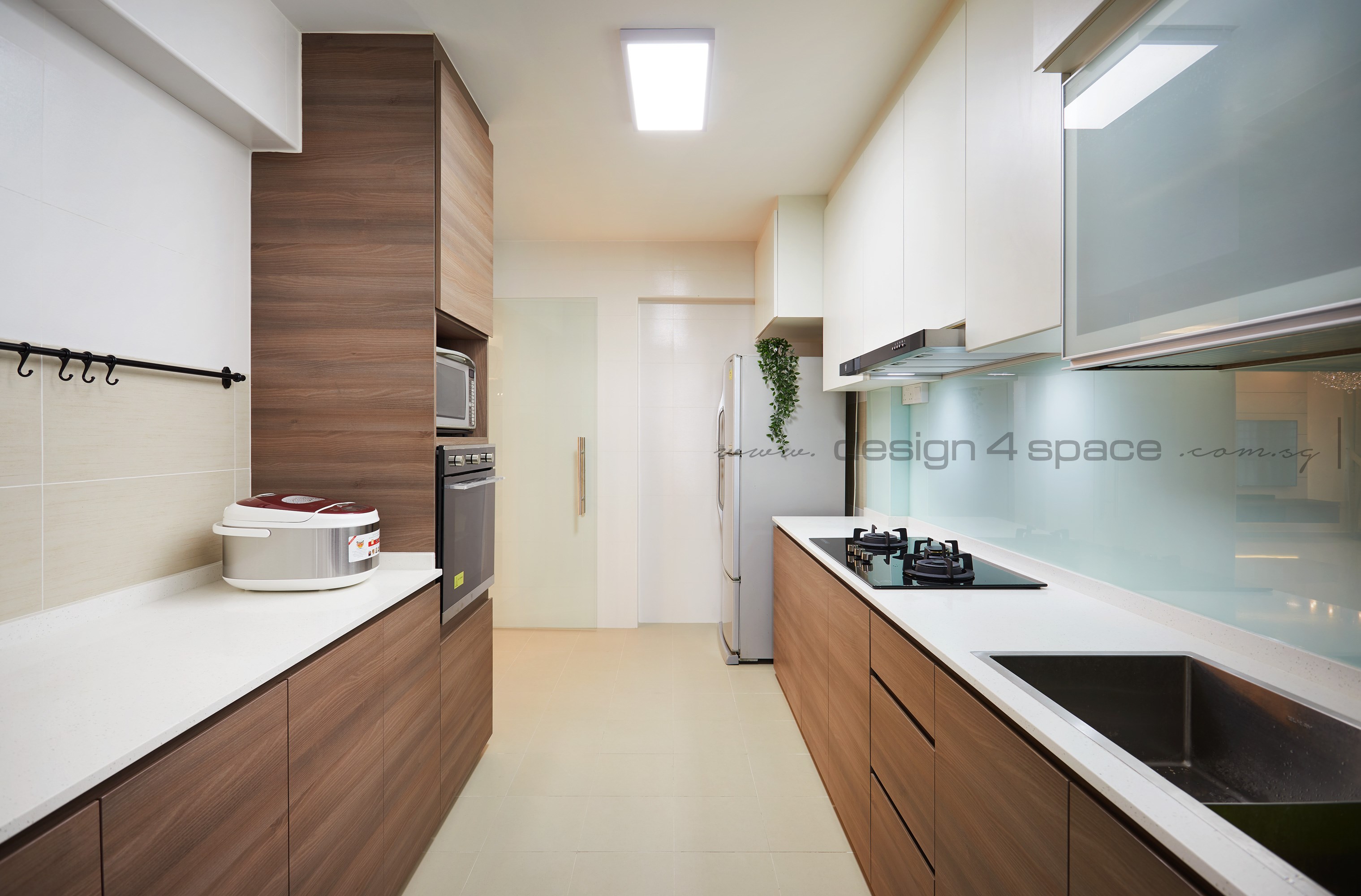 Contemporary Design - Kitchen - HDB 5 Room - Design by Design 4 Space Pte Ltd