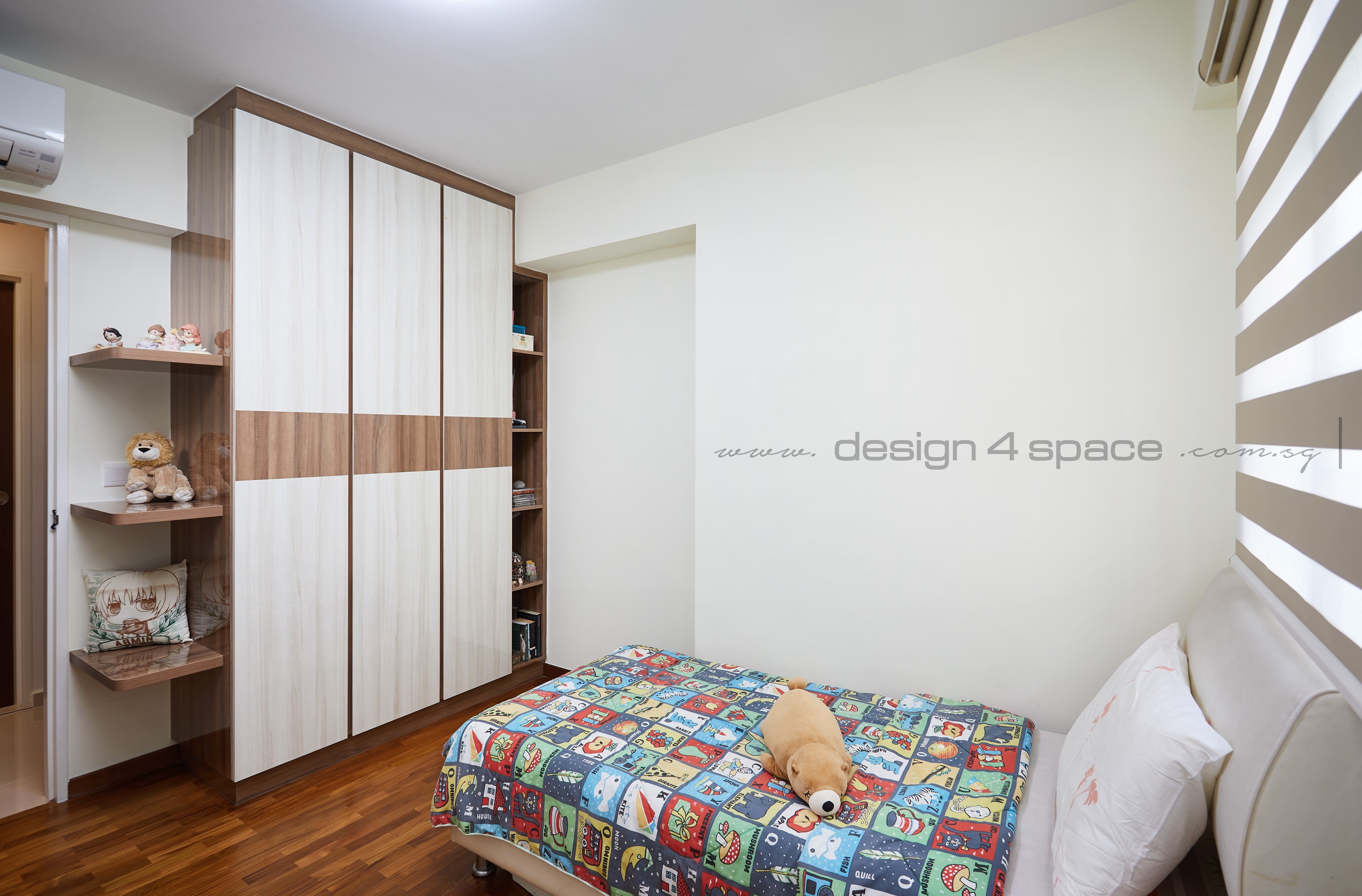 Contemporary Design - Bedroom - HDB 5 Room - Design by Design 4 Space Pte Ltd