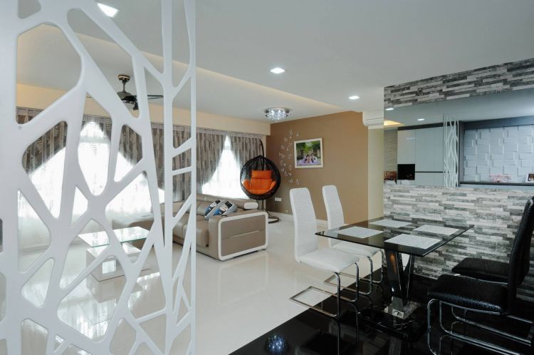 Contemporary, Modern Design - Dining Room - HDB 5 Room - Design by Design 4 Space Pte Ltd