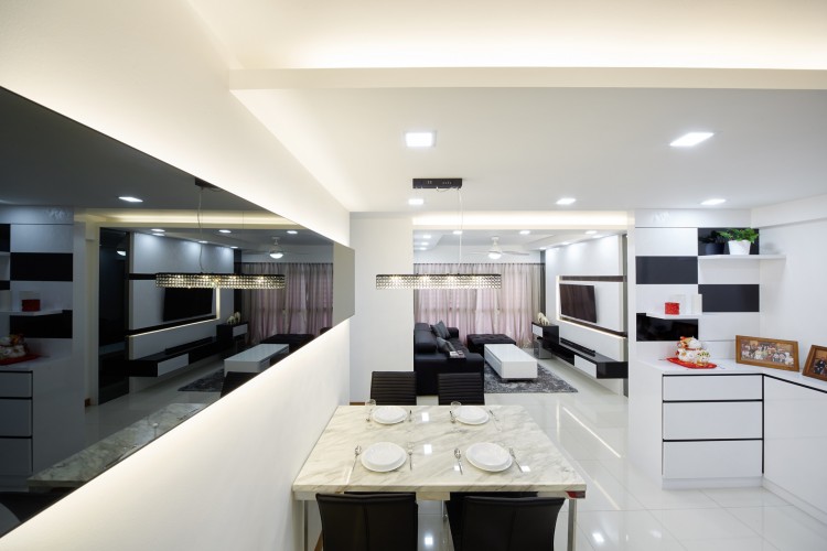 Contemporary, Modern Design - Dining Room - HDB 5 Room - Design by Design 4 Space Pte Ltd