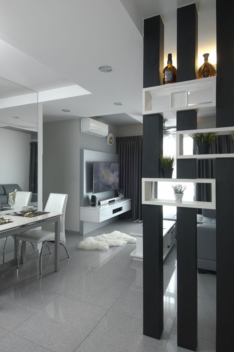 Contemporary, Modern Design - Dining Room - HDB 4 Room - Design by Design 4 Space Pte Ltd