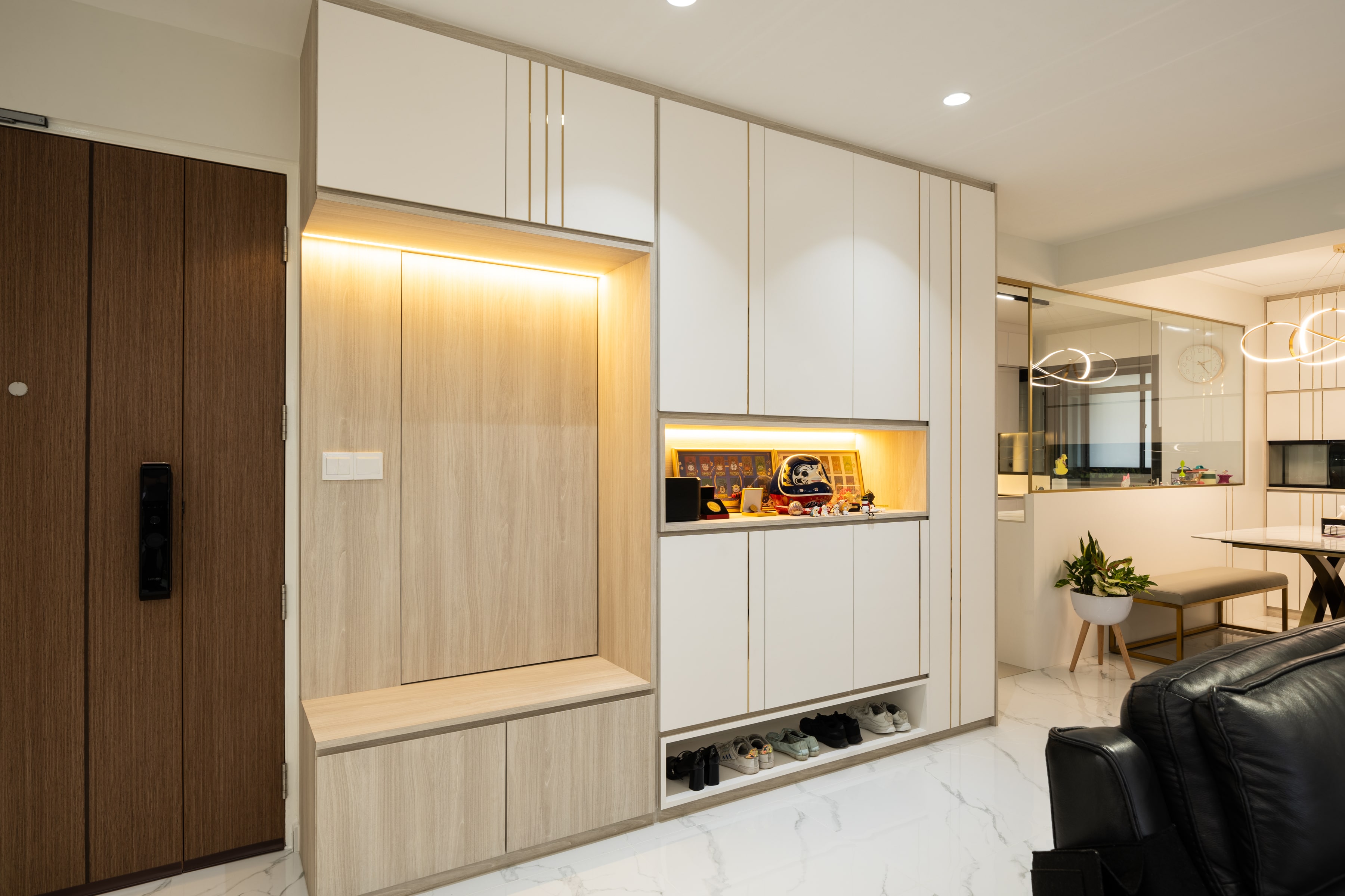 Modern Design - Living Room - HDB 5 Room - Design by Design 4 Space Pte Ltd