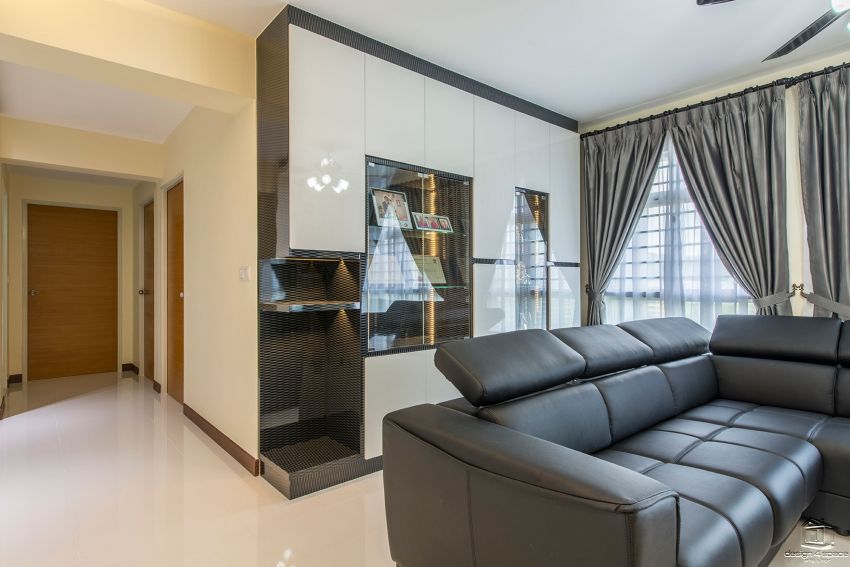 Contemporary, Modern, Retro Design - Living Room - HDB 4 Room - Design by Design 4 Space Pte Ltd