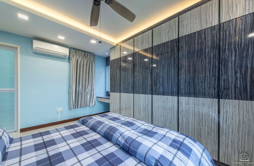 Contemporary, Modern, Retro Design - Bedroom - HDB 4 Room - Design by Design 4 Space Pte Ltd