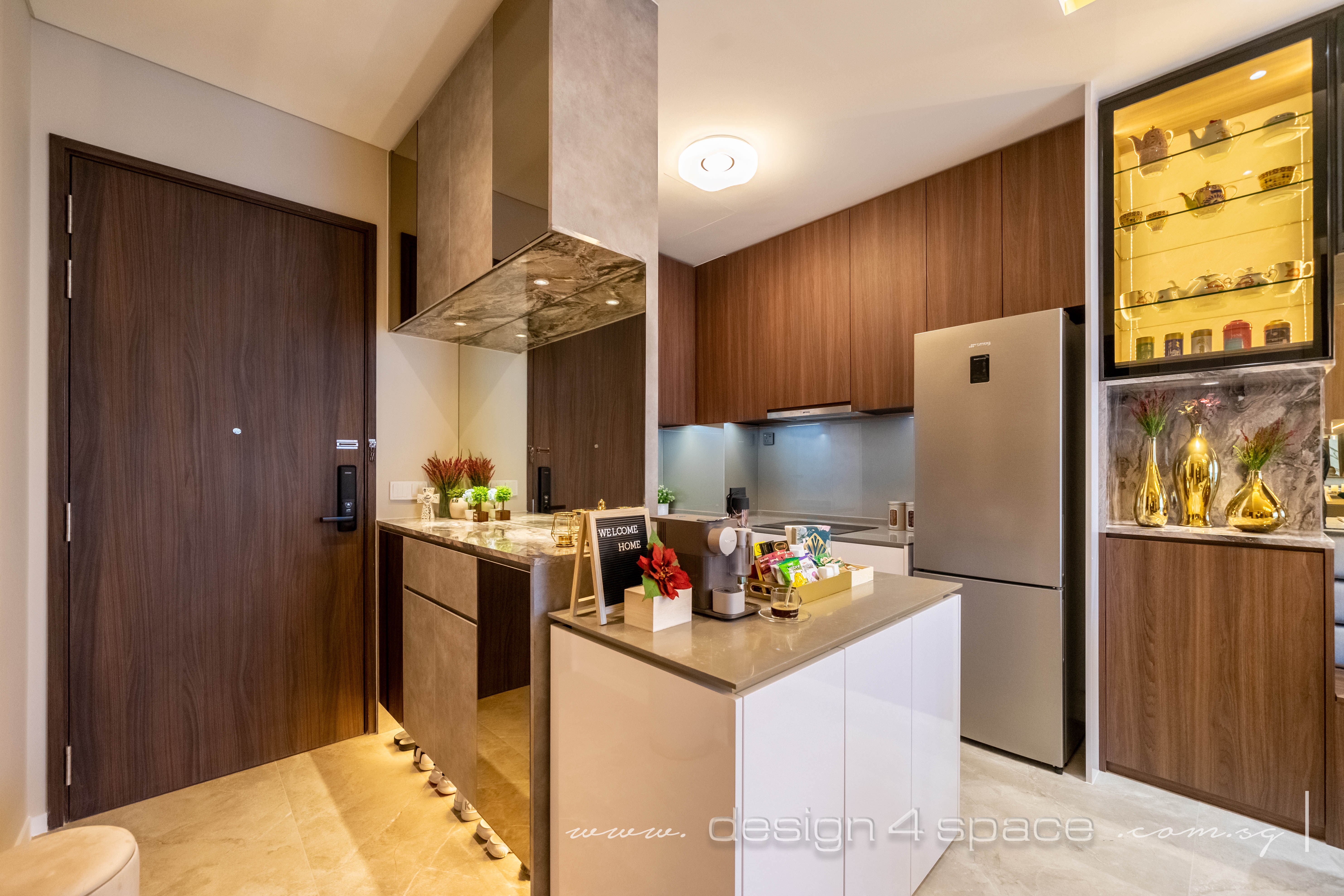 Modern Design - Kitchen - Condominium - Design by Design 4 Space Pte Ltd