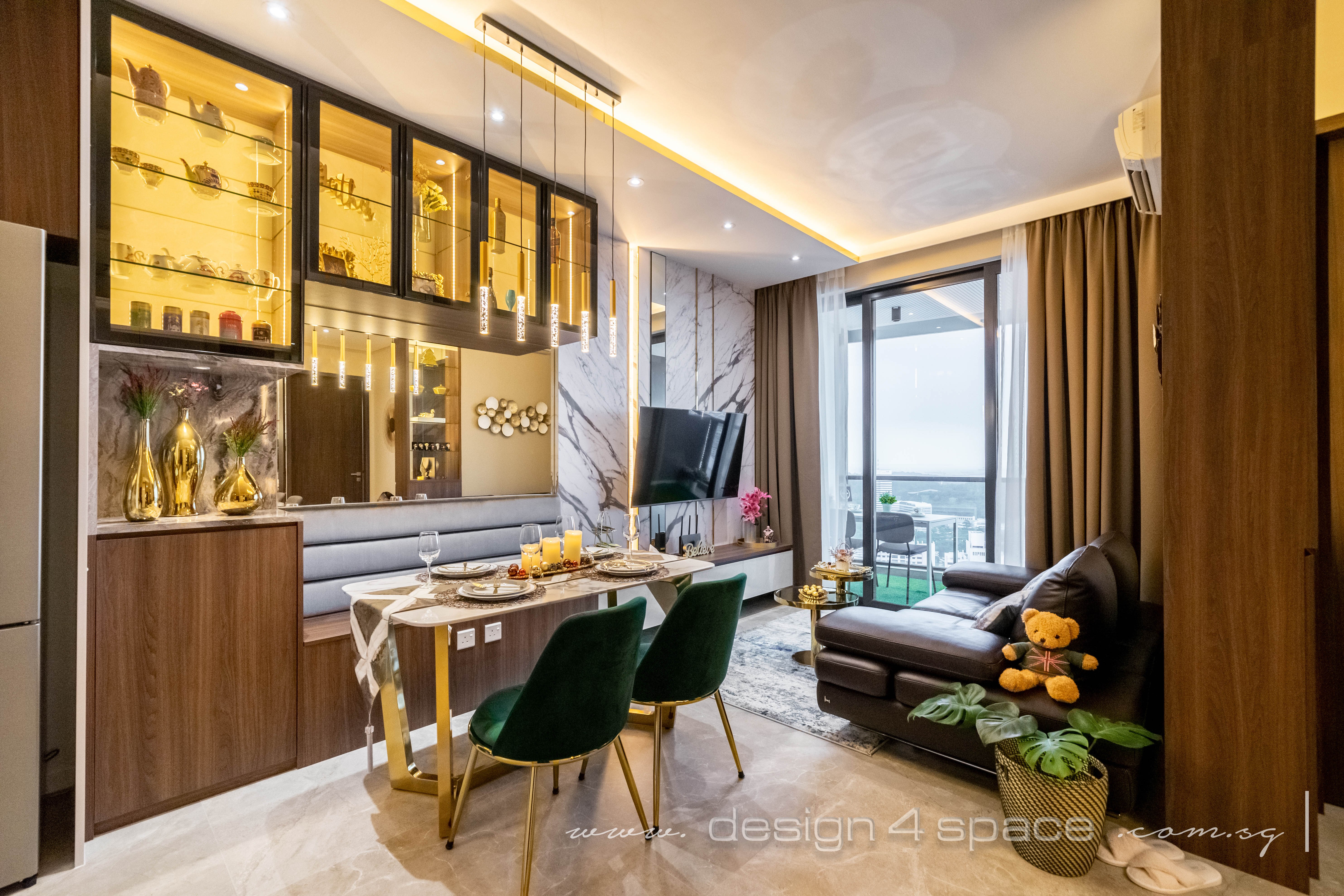 Modern Design - Dining Room - Condominium - Design by Design 4 Space Pte Ltd